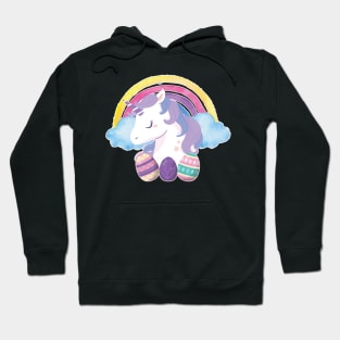 Cute Unicorn Easter Eggs Hoodie